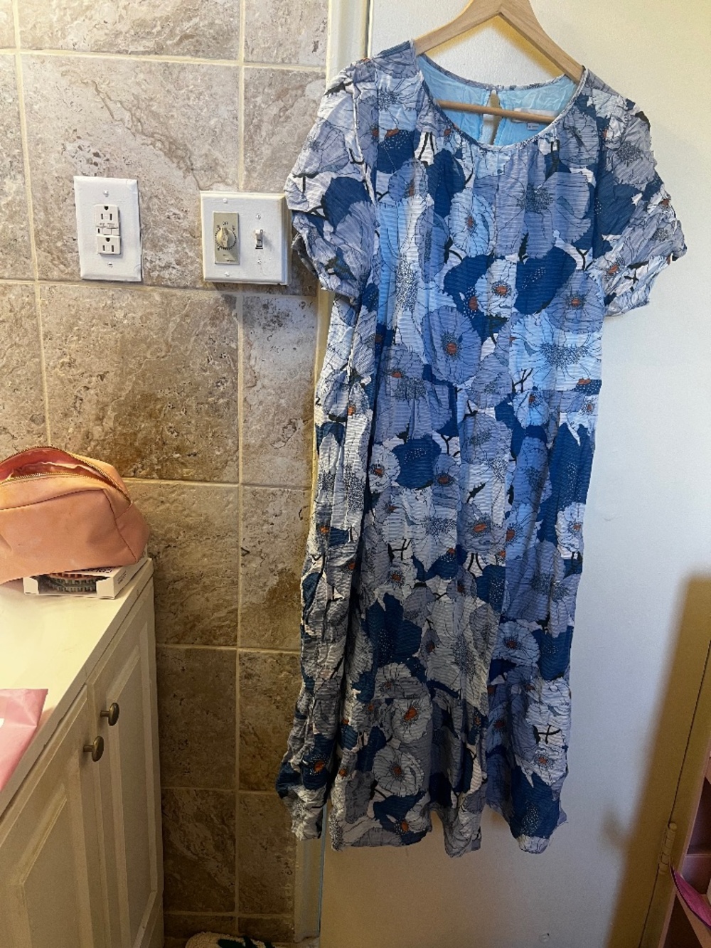 Loft Floral Midi Dress